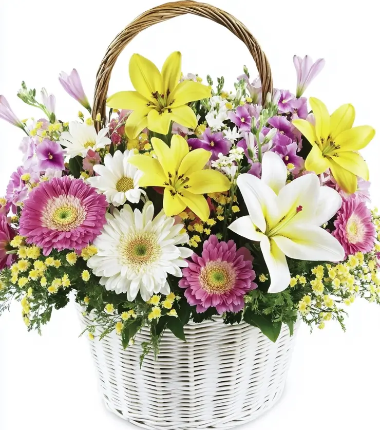 Cheerful Wishes Basket