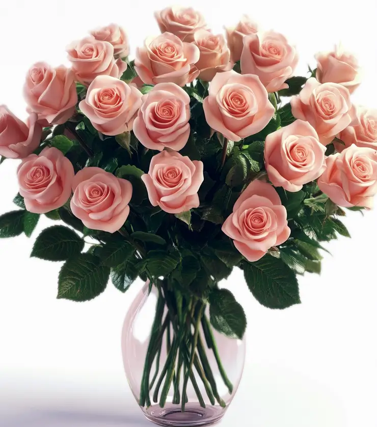 2 dz Lovely Pink Roses