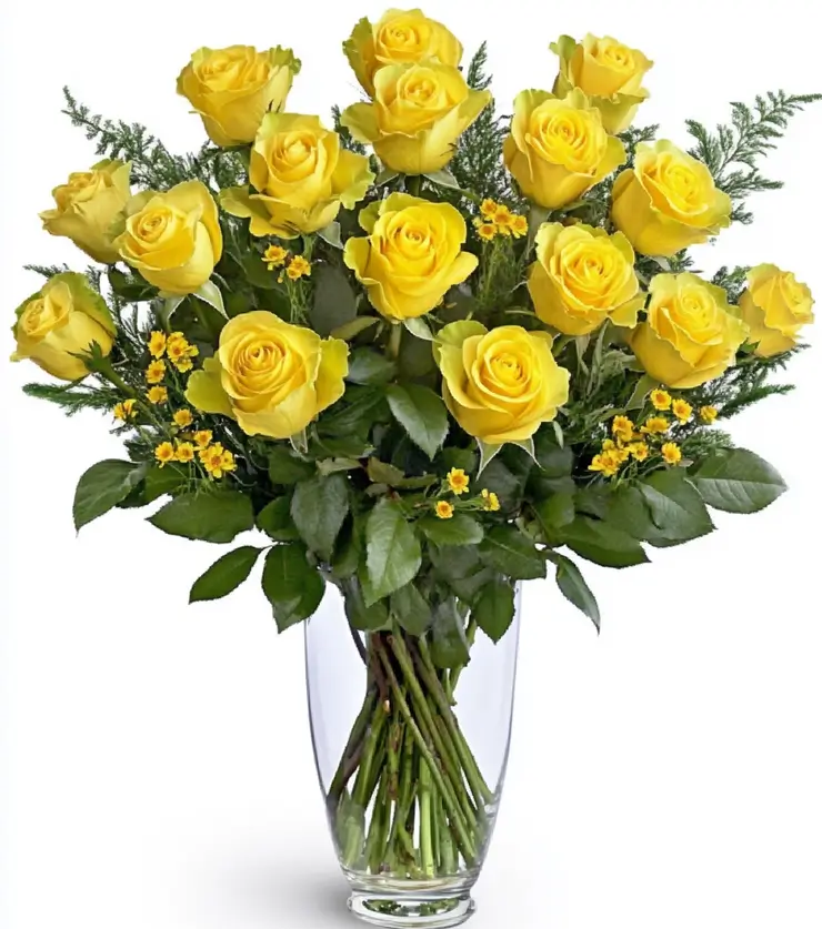2 Dozen Yellow Roses