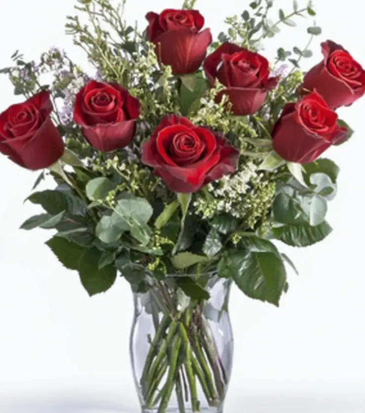 Extravagant Arrangement of Red Roses