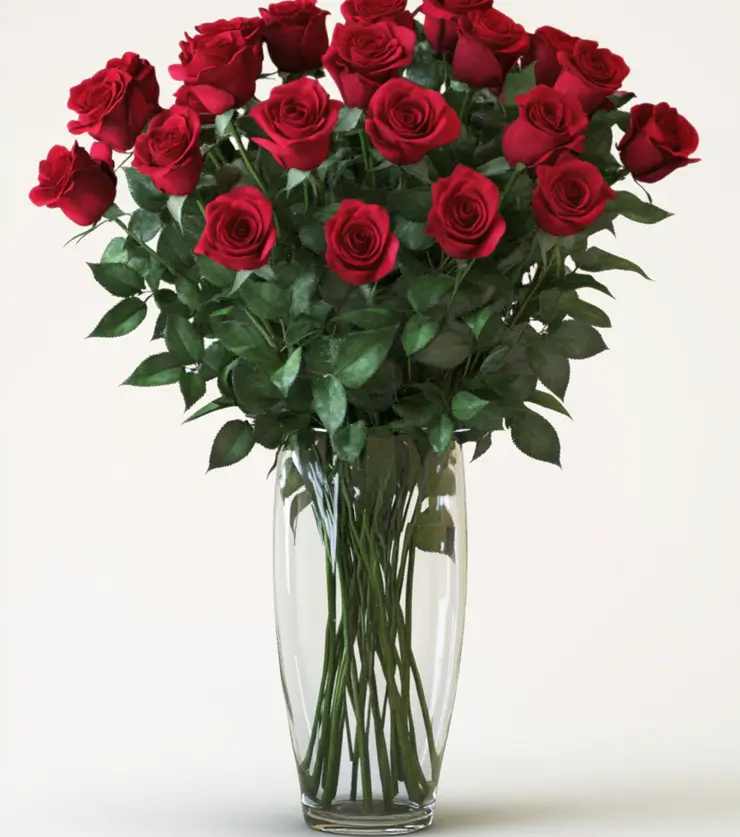 Two Dozen Red Roses