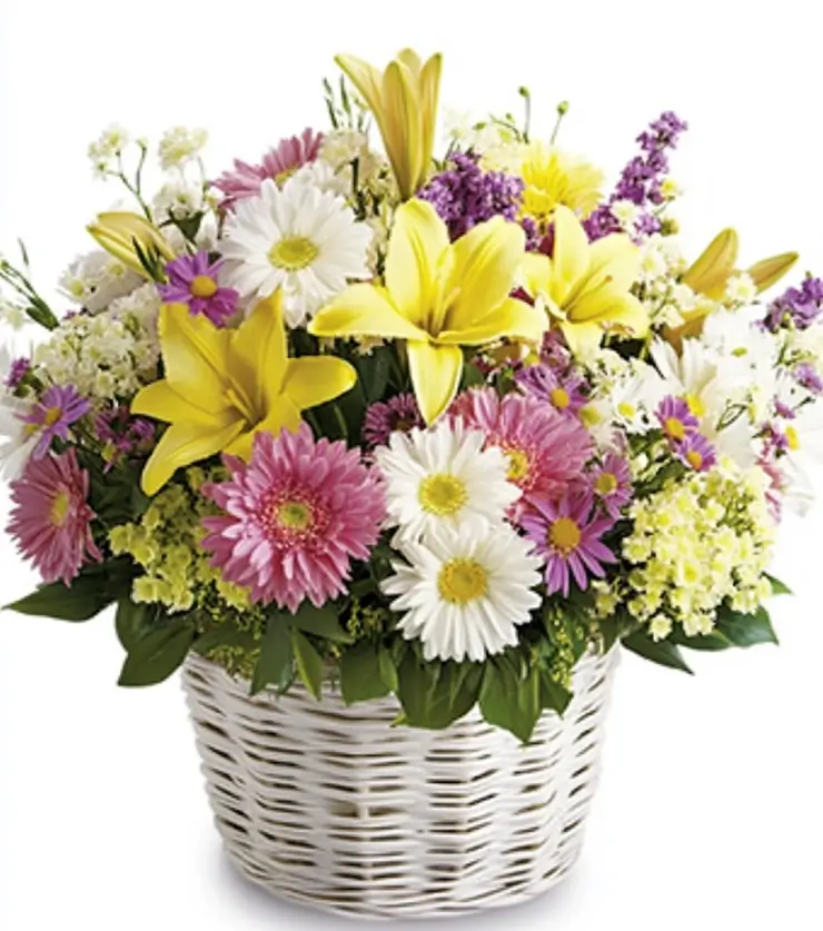 Cheerful Wishes Basket